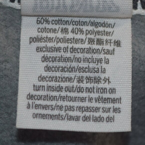 Victoria's Secret Pink Women's Sz M crewneck Logo Sweatshirt w logo tape Sleeves - Picture 3 of 6